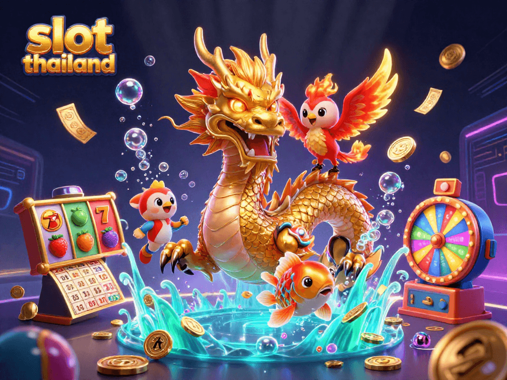 Experience thrilling gameplay with slot thailand featuring a golden dragon and explosive jackpots.