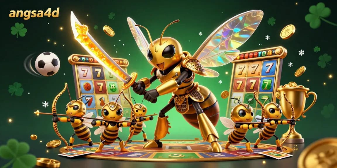 Experience winning strategies with angsa4d’s dynamic slot game illustration, showcasing immersive gaming excitement.