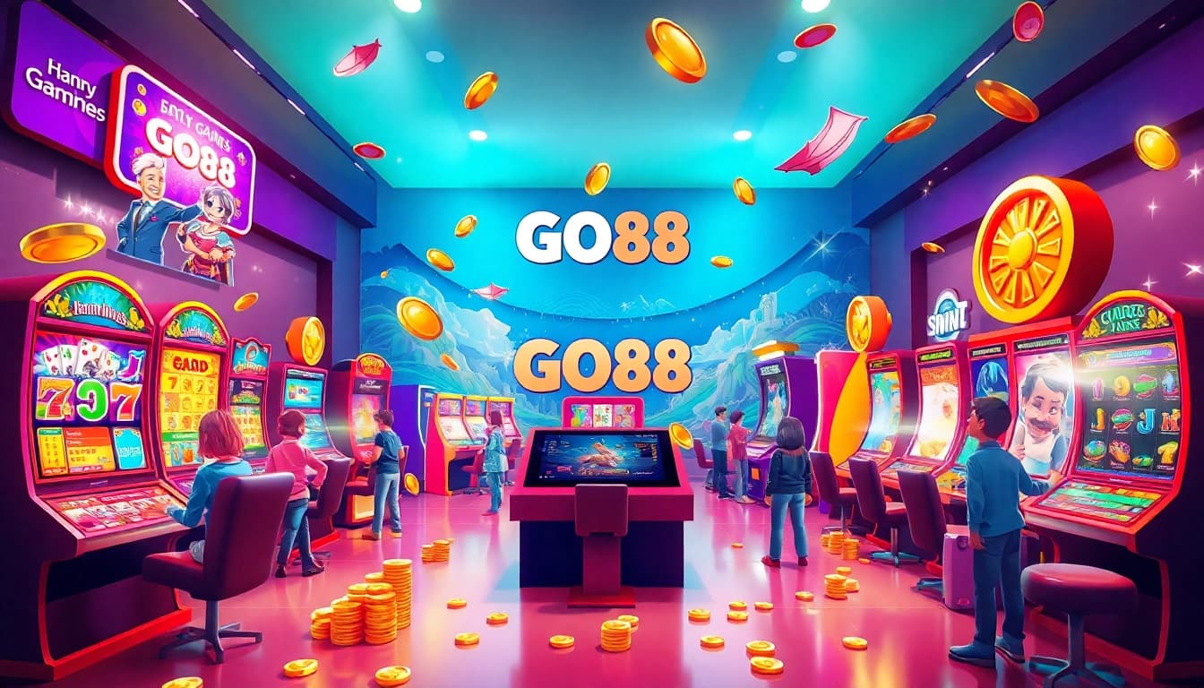 GO88 gaming environment showcasing vibrant online games and user engagement.