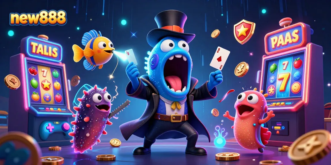 Experience thrilling new888 slot adventures with luminous sea creatures performing magical tricks.