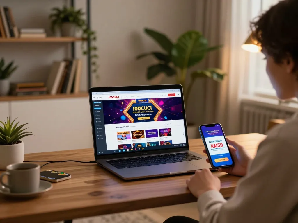 Menyertai platform kasino dalam talian yang menawarkan kredit percuma RM50 tiada deposit, set permainan di rumah yang selesa