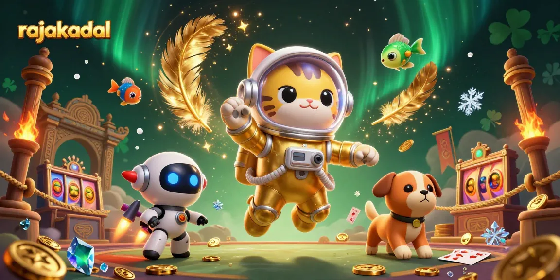 Permainan slots rajakadal yang menarik dengan karakter kartun 3D di luar angkasa