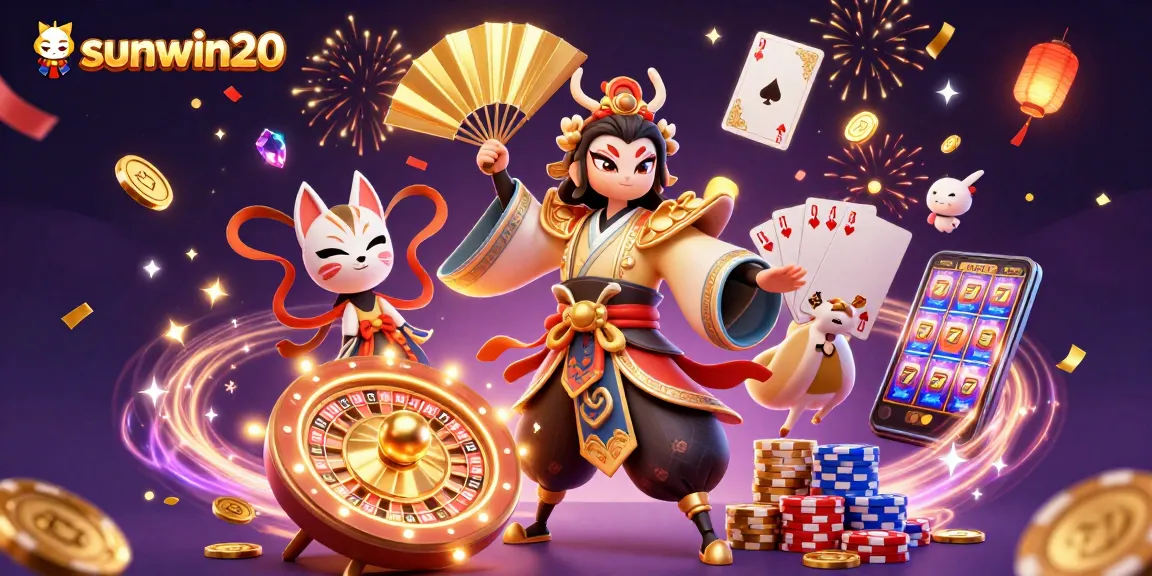 Experience thrilling gameplay with sunwin20 at an exciting casino adventure featuring vibrant elements.