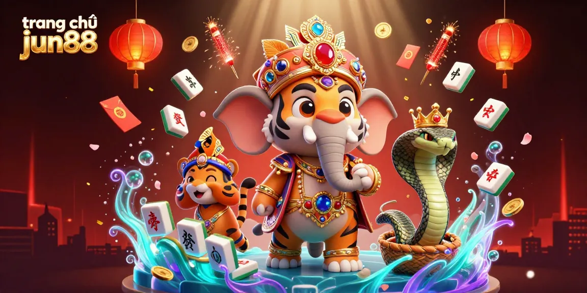 Engage in fun at trang chủ jun88 with an ultra-detailed 3D casino scene featuring vibrant characters and elements.
