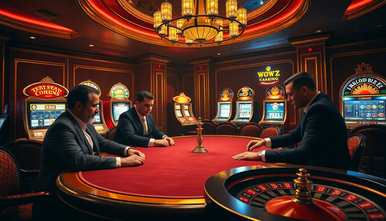 Players engage in high-stakes poker at a luxurious casino, reflecting the hidden wiki dark web atmosphere.