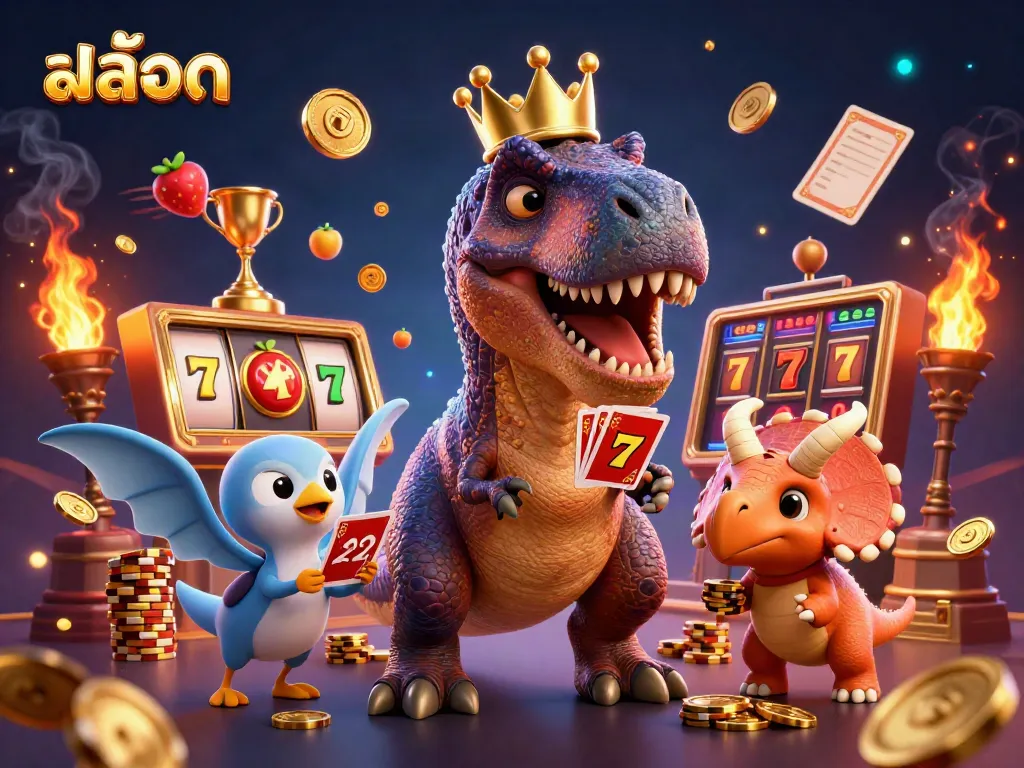 เล่นเกมสล็อต สล็อต ผ่านภาพการ์ตูน 3D แสดงการเล่นสนุกสนานและรางวัลใหญ่