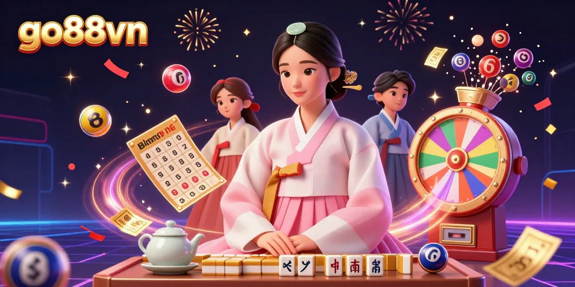 Experience exciting prize opportunities with go88vn's vibrant lottery and bingo elements in a dynamic casino scene.