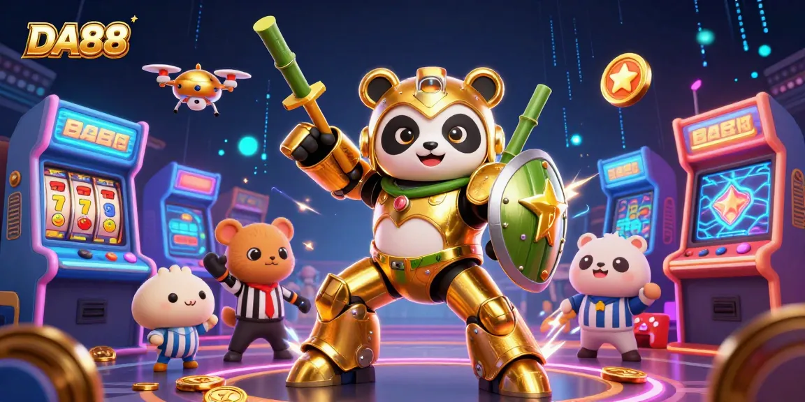 Experience thrilling gameplay with DA88 in a lively arena of colorful gaming elements.
