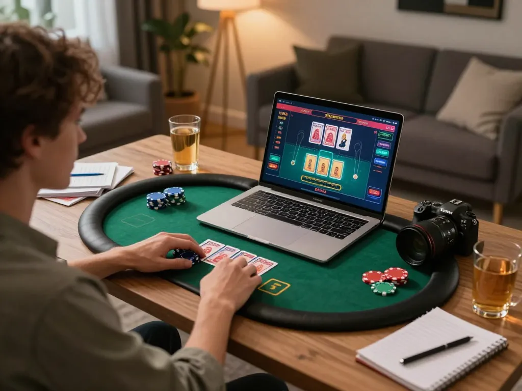 98 win gaming experience at home, player engaged in online betting with live dealer