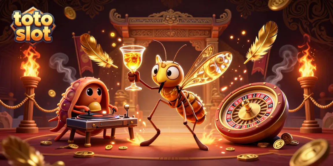 Experience the thrill of toto slot gameplay with engaging casino characters and vibrant elements.