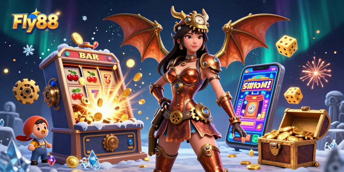 Experience the thrills of Fly88 with exciting slot jackpots and vibrant casino elements.