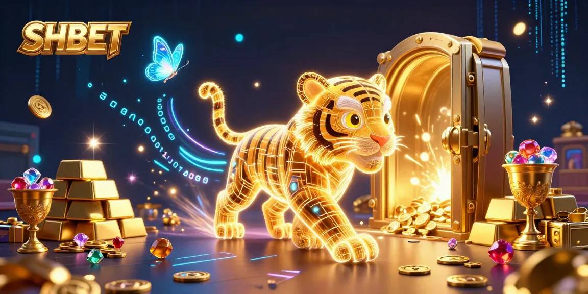 Experience thrilling wins at SHBET with colorful digital casino elements and vibrant energy.