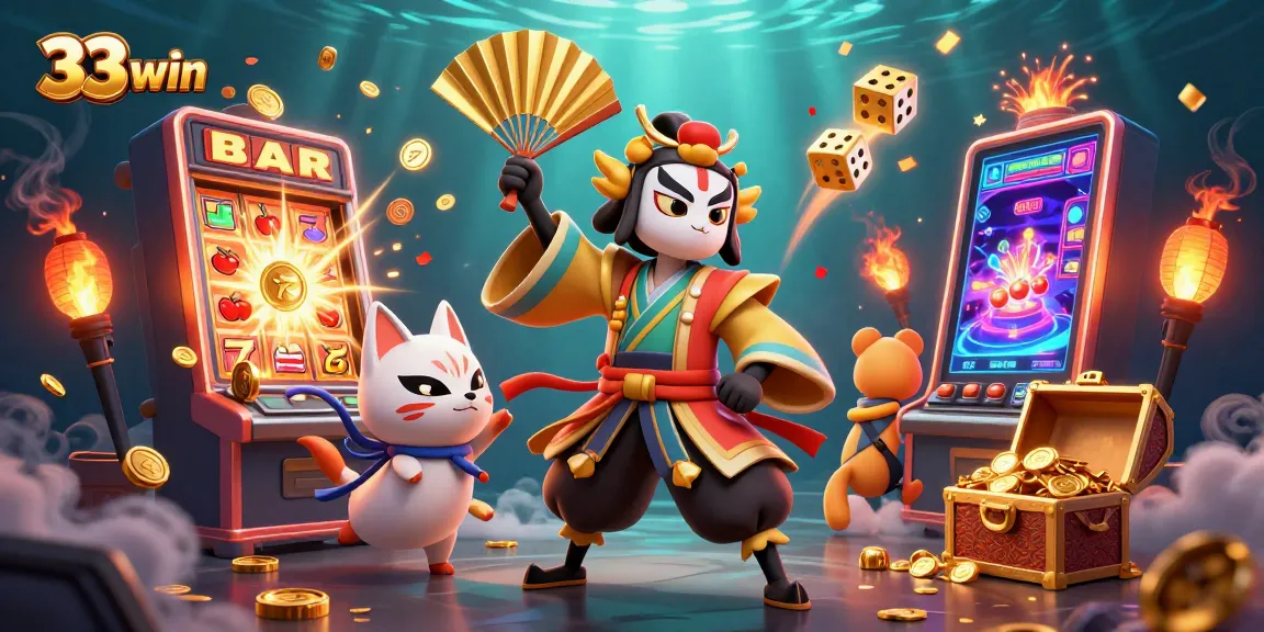 Experience thrilling gameplay at 33win with live casino games and vibrant slot machines.
