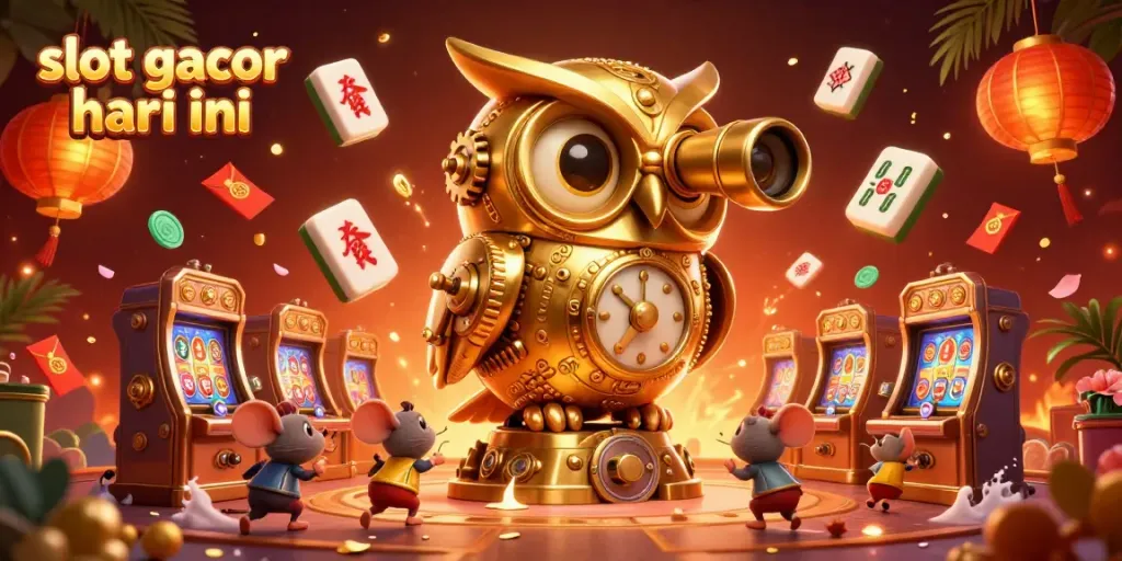 Slot gacor hari ini: Peluang menang dalam permainan mesin slot dengan aksi menarik dan simbol keberuntungan.
