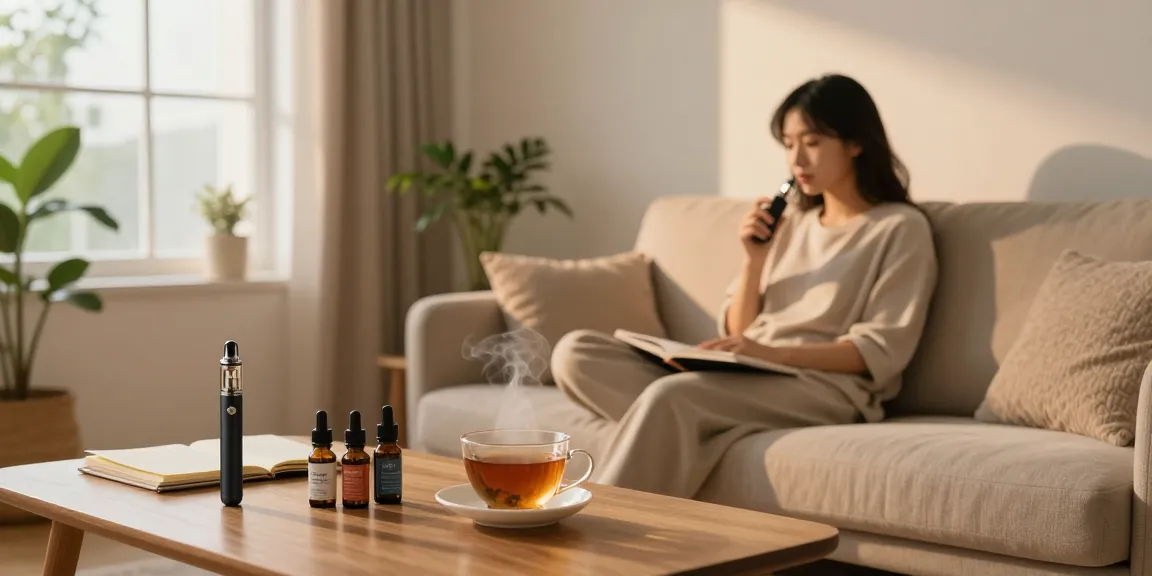 How To Vape using premium CBD oils in a relaxing wellness routine.