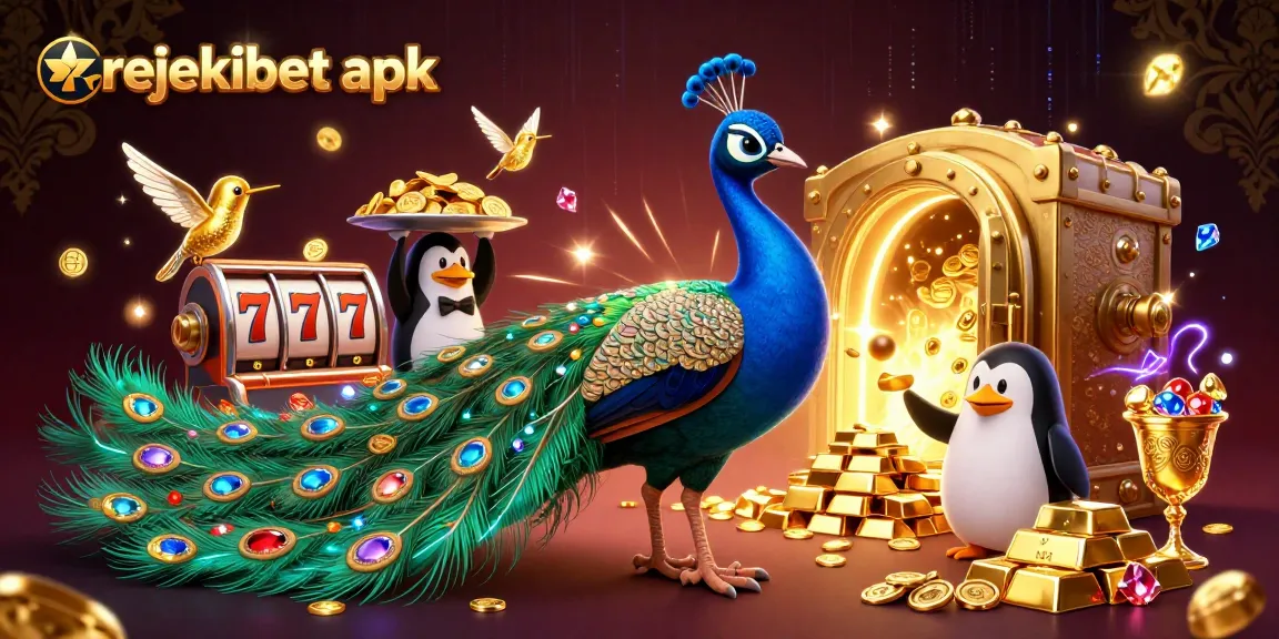 Experience thrilling gameplay with Rejekibet apk, featuring vibrant characters and luxurious casino elements.