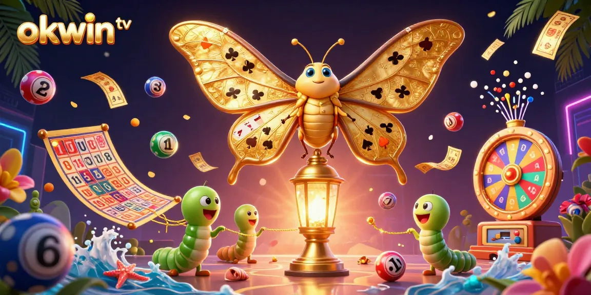 Experience riveting entertainment with okwin tv, showcasing a vibrant casino scene filled with lottery elements.