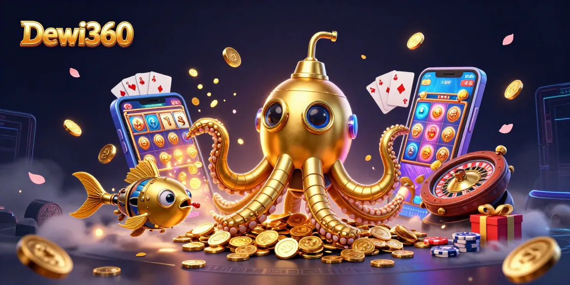 Dewi360 menghadirkan permainan kasino langsung dengan kraken emas dan slot menarik.
