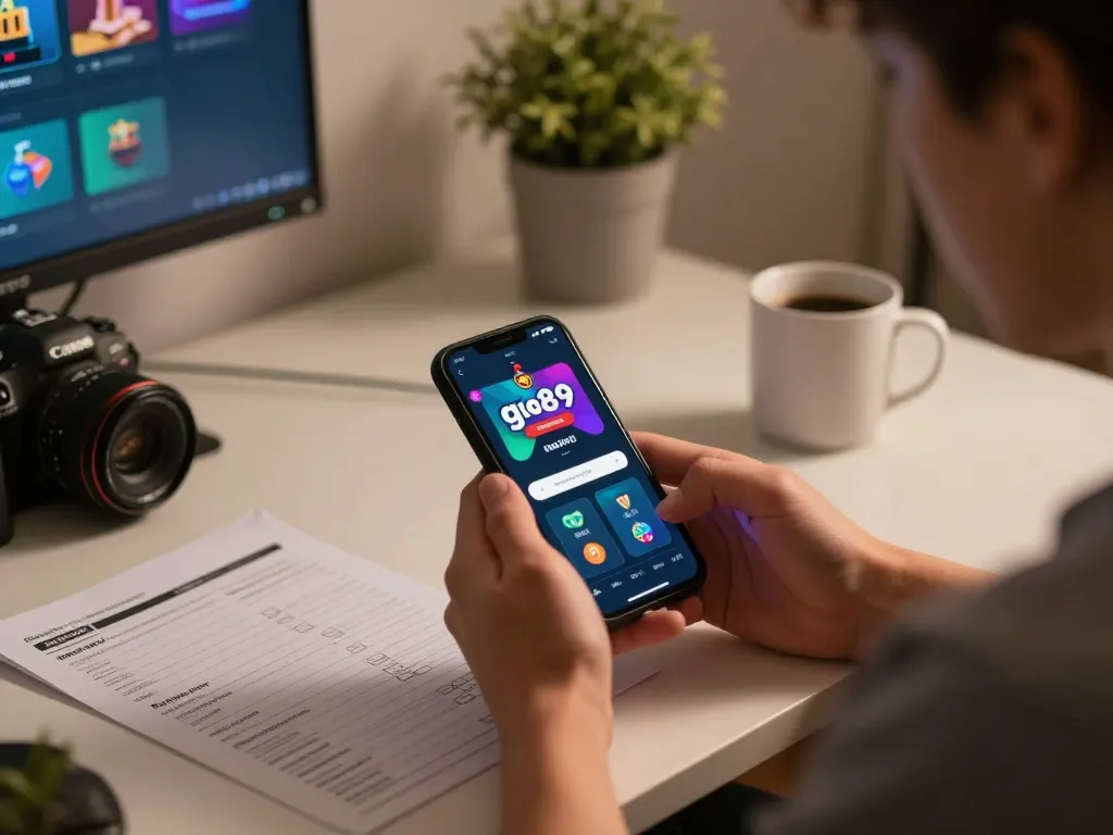 Engaging with go89 mobile casino app showcases strategic gameplay in a cozy atmosphere