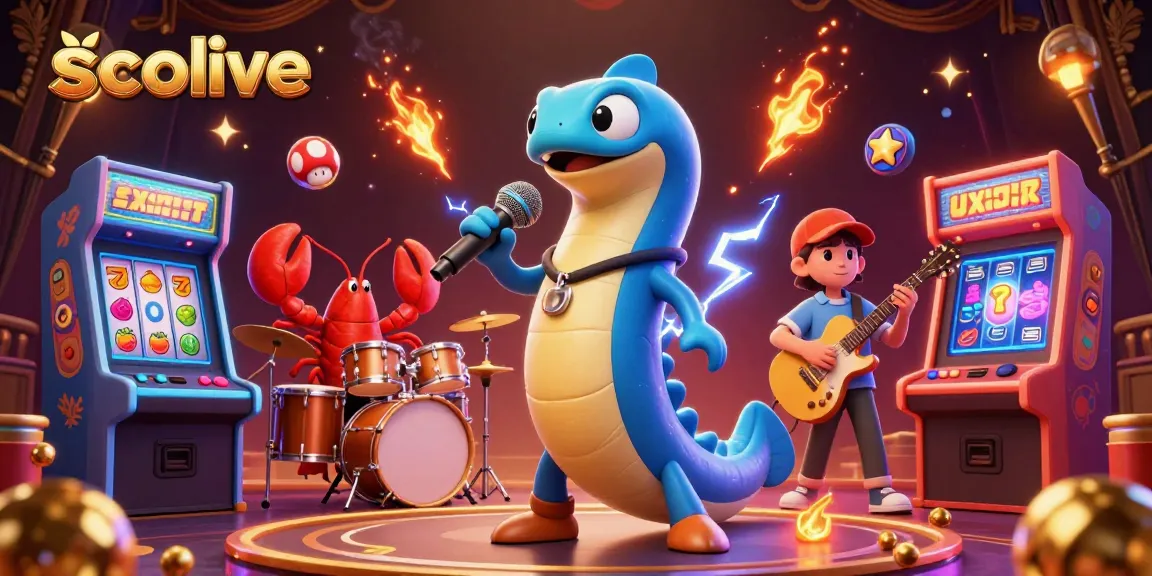 Socolive showcases a vibrant underwater casino scene with a DJ electric eel and friends, emphasizing thrilling live gaming action.