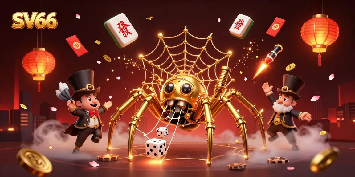 SV66 showcases a whimsical 3D casino scene with steampunk elements, capturing the thrill of gaming.