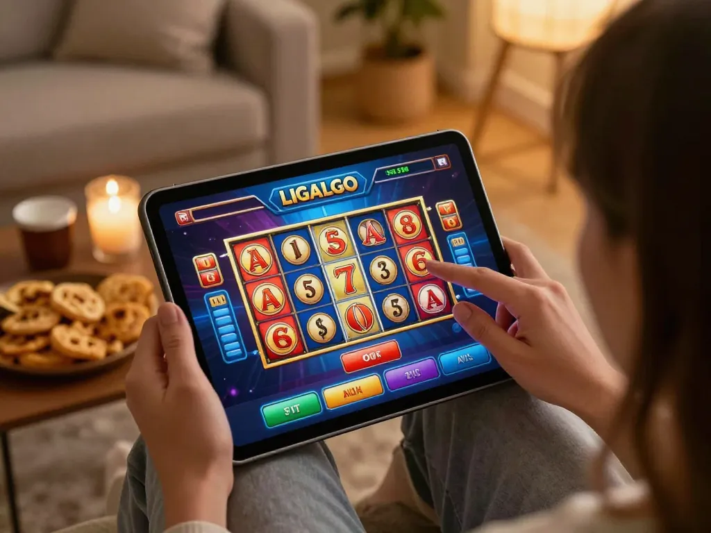 Engaging gameplay on the LIGALGO app, showcasing a dynamic online gaming experience.