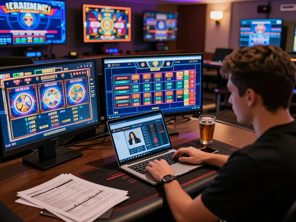 Engaged player experiencing vibrant online gaming on CM88 with immersive live dealer options