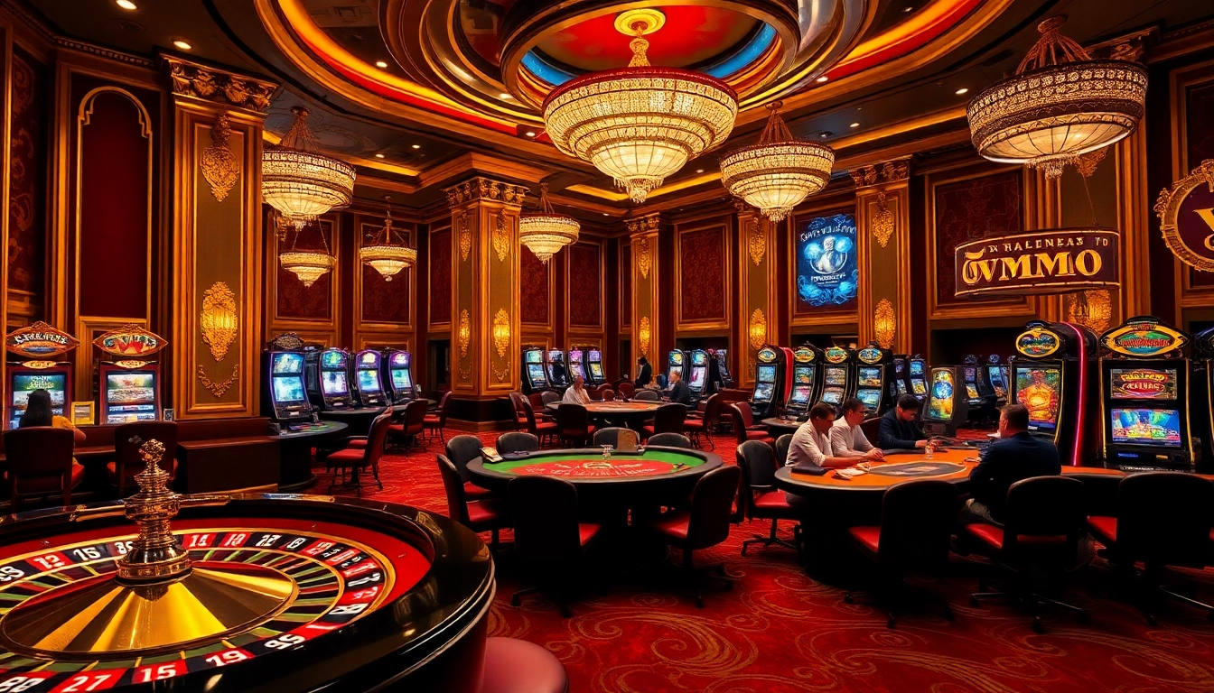 Experience the thrill of mmoo at an engaging casino with roulette, poker, and slot machines.