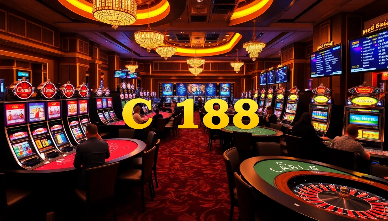 C168 casino players enjoying high-stakes poker and vibrant slots.