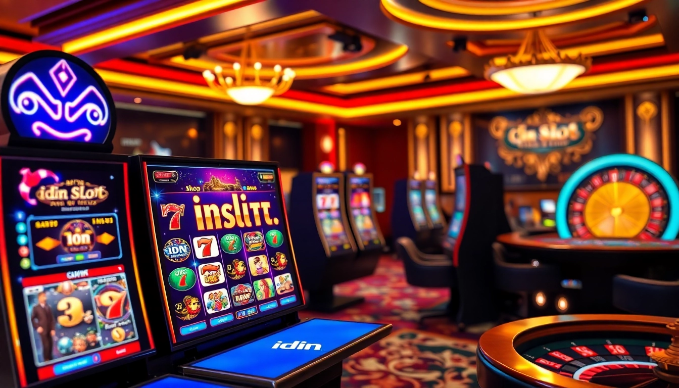 Experience the excitement of idn slot gaming in a lively online casino atmosphere.